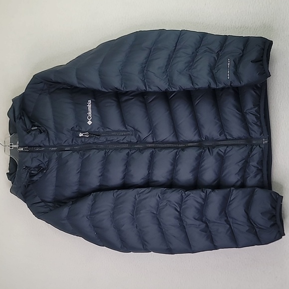 Columbia Other - Men's Columbia Labyrinth Loop Insulated Down Hooded Puffer Jacket Black Medium